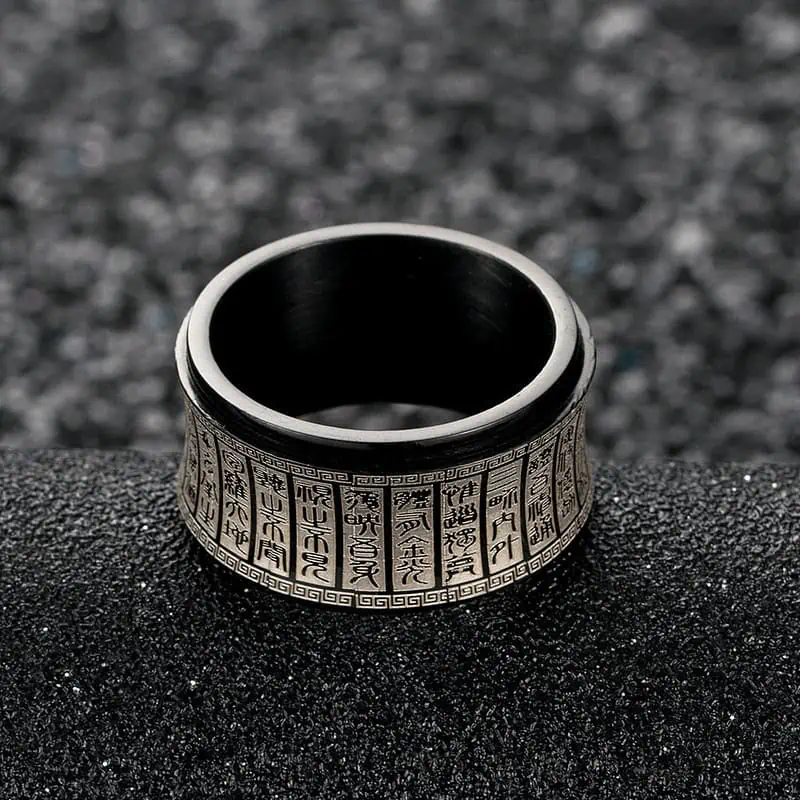 Bague Anti-Stress Anneau Symbole Chinois - Shop Antistress