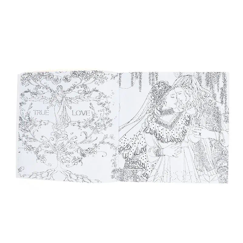 Coloriage Anti Stress Belle Et La Bête – Image 2