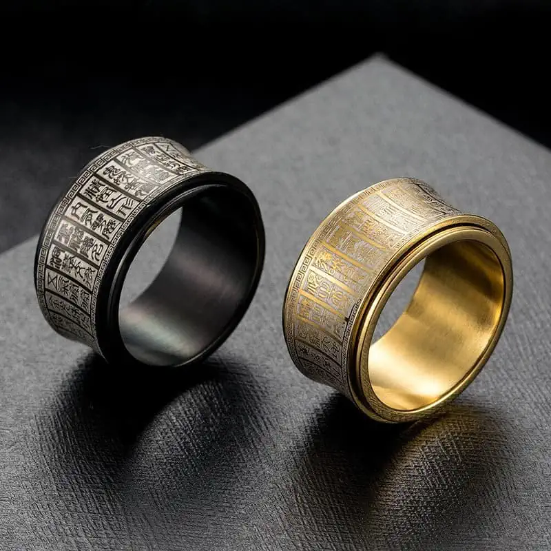 Bague Anti Stress Anneau Symbole Chinois – Image 4