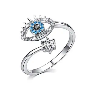 Bague Anti Anxiété Œil Bleu
