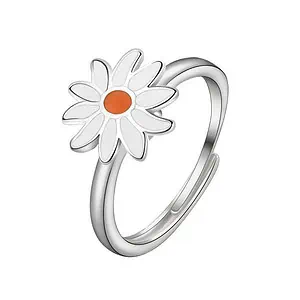 Bague D'Anxiété Forme De Fleur