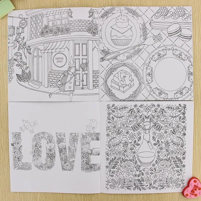 Livre De Coloriage Pour Adulte Anti Stress Fantaisie Dream – Image 2