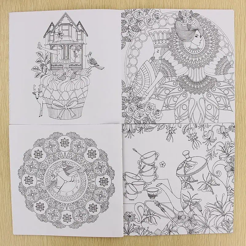 Livre De Coloriage Pour Adulte Anti Stress Fantaisie Dream – Image 3