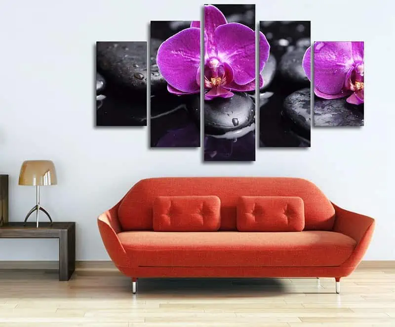 Tableau Zen Orchidée Rose – Image 4