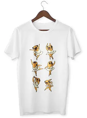 T-Shirt Zen <br> Chien danse Classique - Shop Antistress