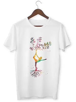 T-Shirt Zen <br> Arbre de vie multicolore - Shop Antistress