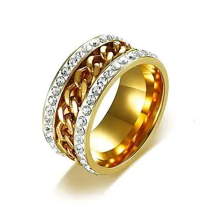 Bague Anti-Stress Anneau Tournant pour Femme - Shop Antistress