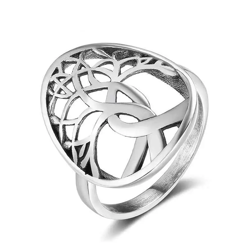 Bague Anti-Stress  Arbre de Vie (Argent Massif) - Shop Antistress