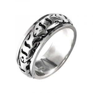 Bague Anti-Stress Poisson (Argent) - Shop Antistress