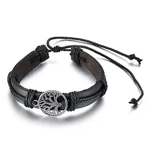 Bracelet Anti-Stress <br>Cuir Arbre de Vie - Shop Antistress