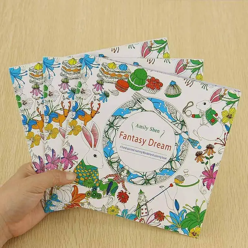 Livre De Coloriage Pour Adulte Anti Stress Fantaisie Dream