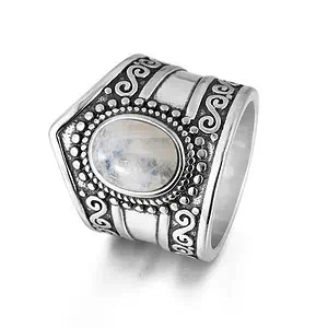 Bague Ethnique Pierre de Lune