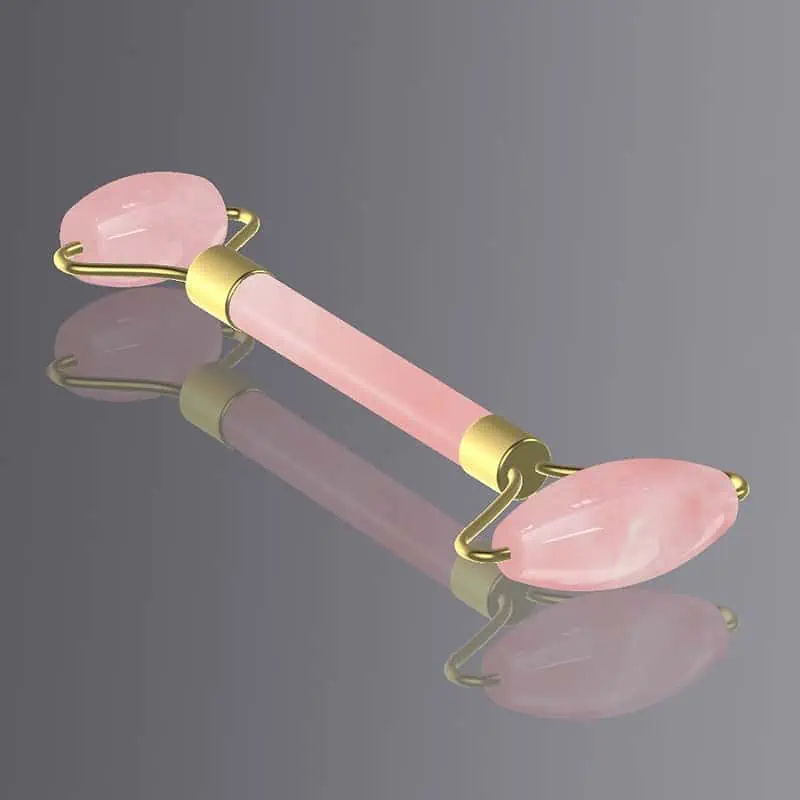Accessoire Massage Relaxant Rouleau Quartz Rose – Image 4