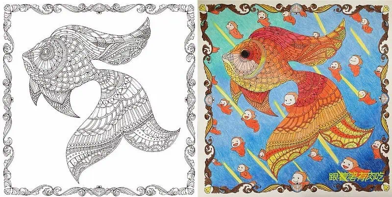 Coloriage Anti Stress Adulte Mandala Océan – Image 5