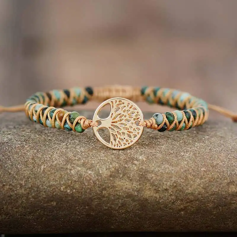 Bracelet Anti Stress Africain Arbre De Vie