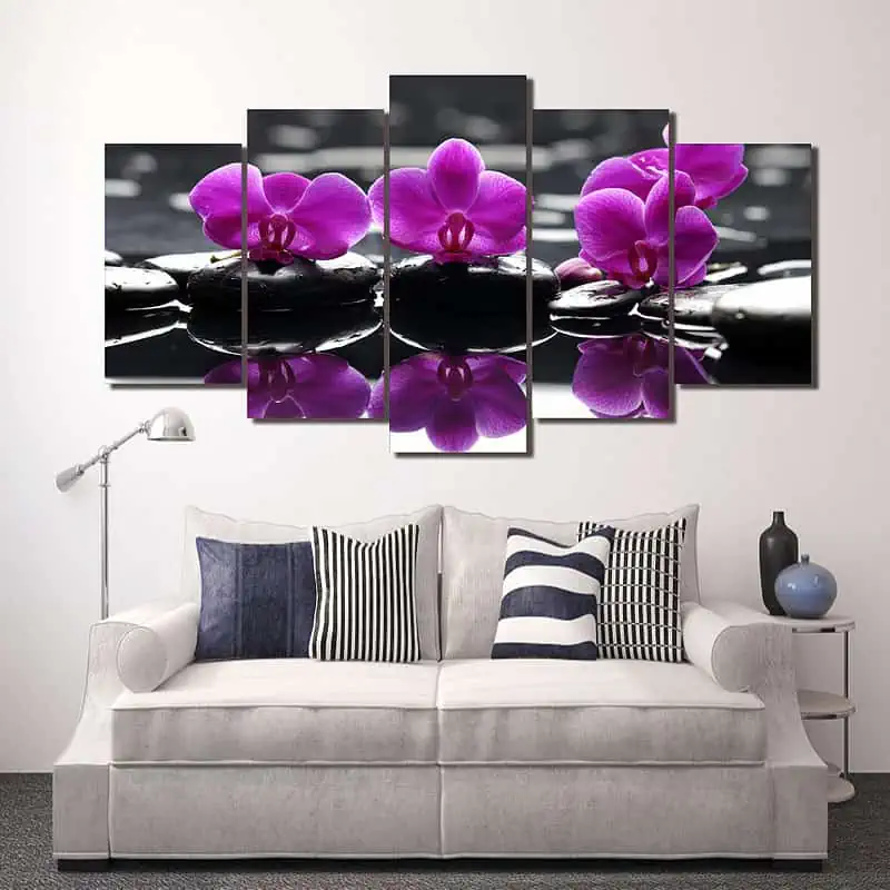 Tableau Zen Fleur Orchidée – Image 3