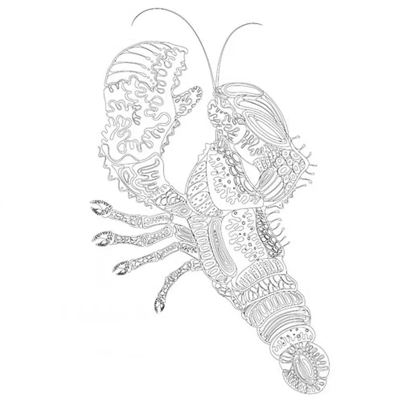 Coloriage Anti Stress Animaux Marins – Image 2