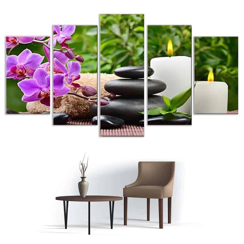 Tableau Zen Galet Bougie - Shop Antistress